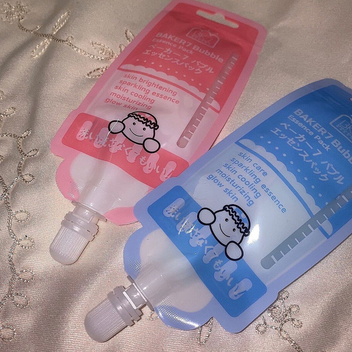 マジックバブルエッセンスパック(ピンク) /BAKER7/洗い流すパック・マスクを使ったクチコミ(1枚目)