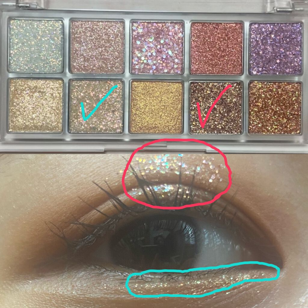 ベターザンパレット/rom&nd/アイシャドウパレットを使ったクチコミ(5枚目)