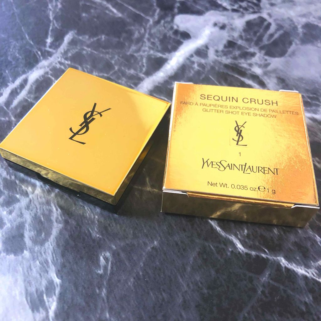 シークインクラッシュ/YVES SAINT LAURENT BEAUTE/単色アイシャドウを使ったクチコミ（1枚目）