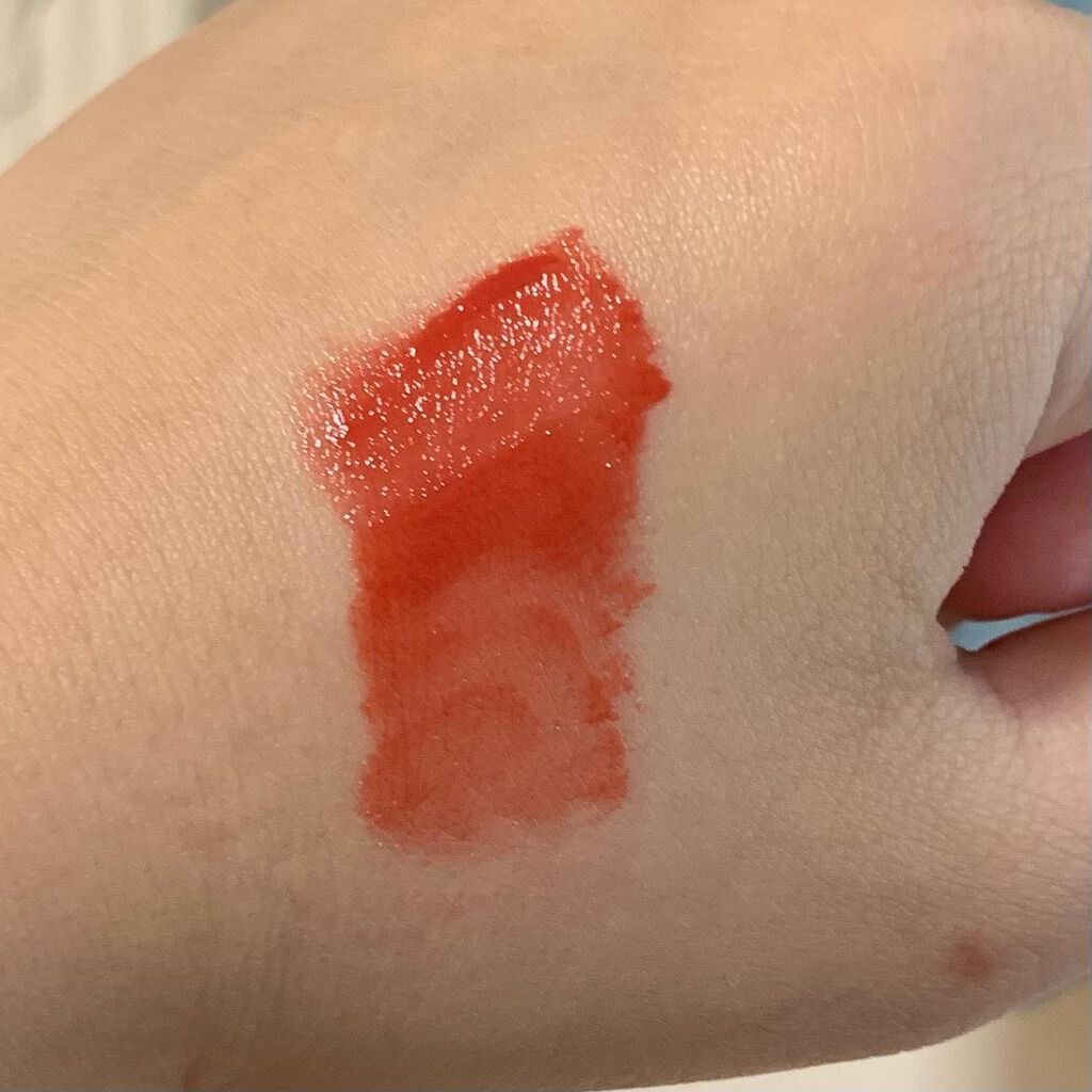 ジューシーラスティングティント/rom&nd/リップティントを使ったクチコミ(3枚目)