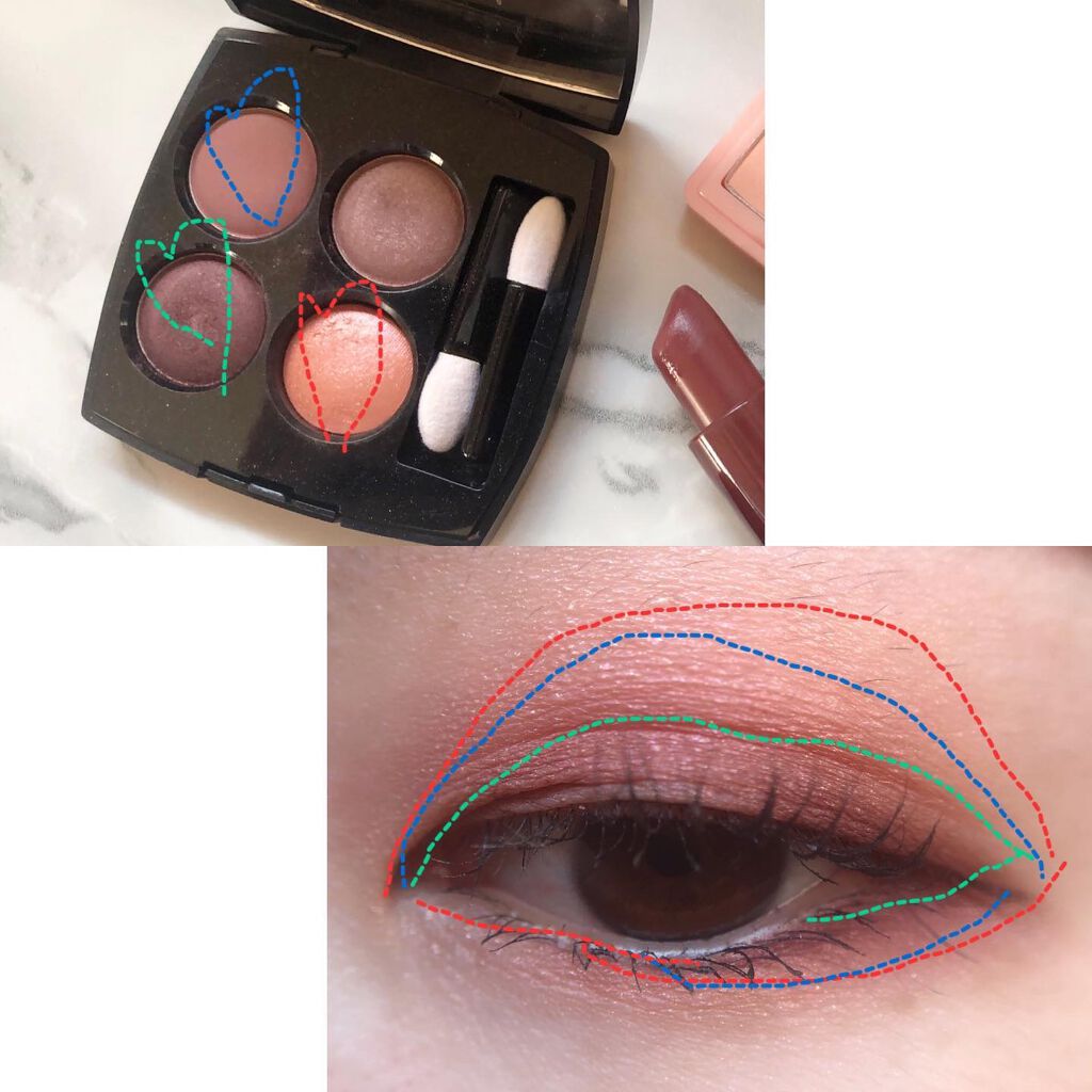 レ キャトル オンブル/CHANEL/アイシャドウパレットを使ったクチコミ(2枚目)