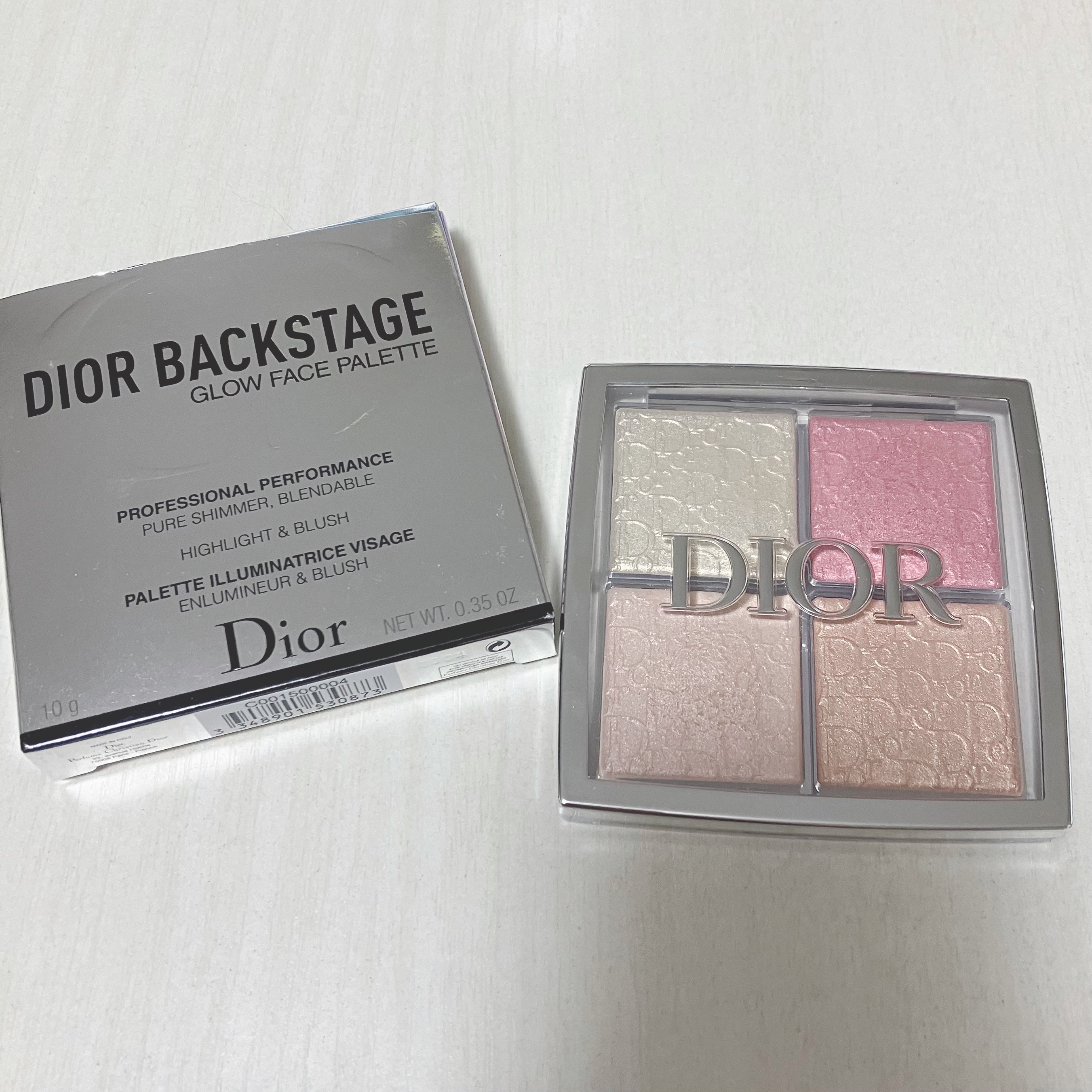 ディオール バックステージ フェイス グロウ パレット/Dior/ハイライトを使ったクチコミ（1枚目）