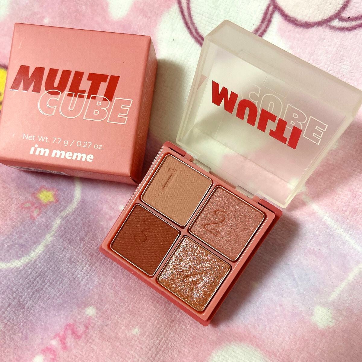 マルチキューブ/i’m meme/アイシャドウパレットを使ったクチコミ(2枚目)