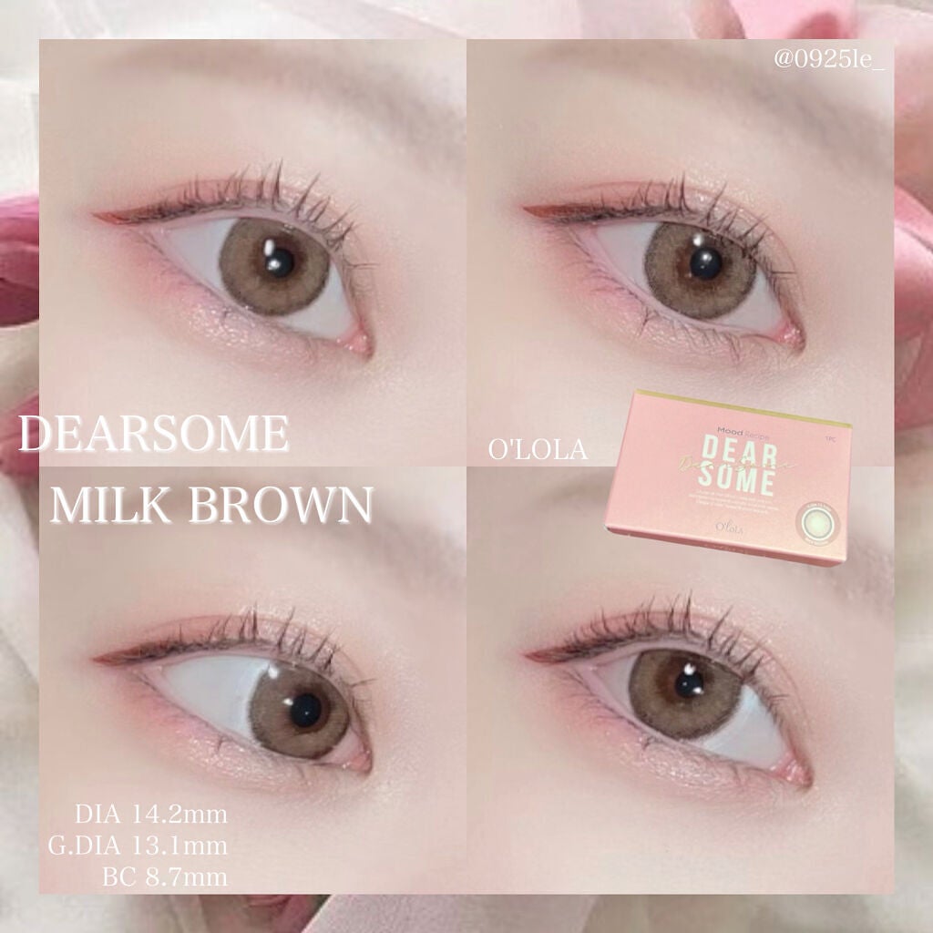 ディアサム(DearSome)/OLOLA/カラーコンタクトレンズを使ったクチコミ(1枚目)