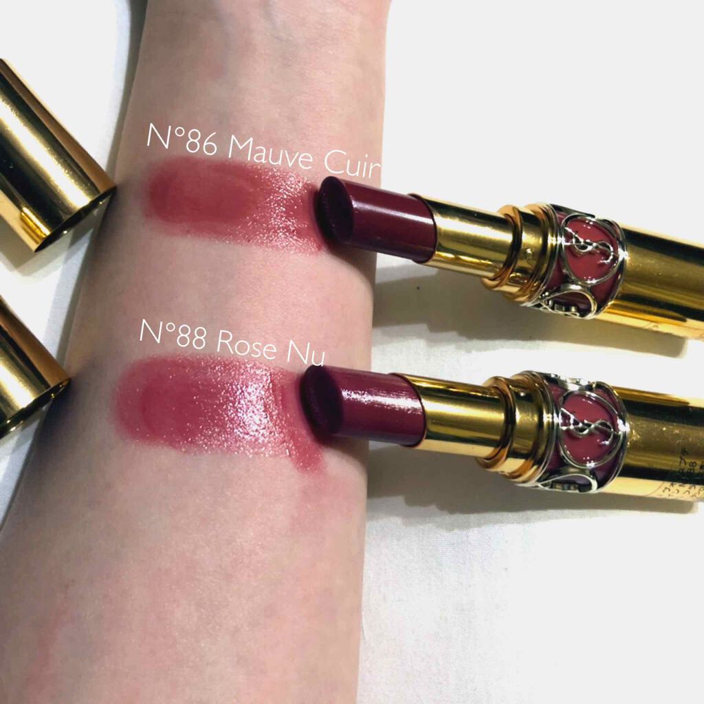 ルージュ ヴォリュプテ シャイン/YVES SAINT LAURENT BEAUTE/口紅を使ったクチコミ(3枚目)