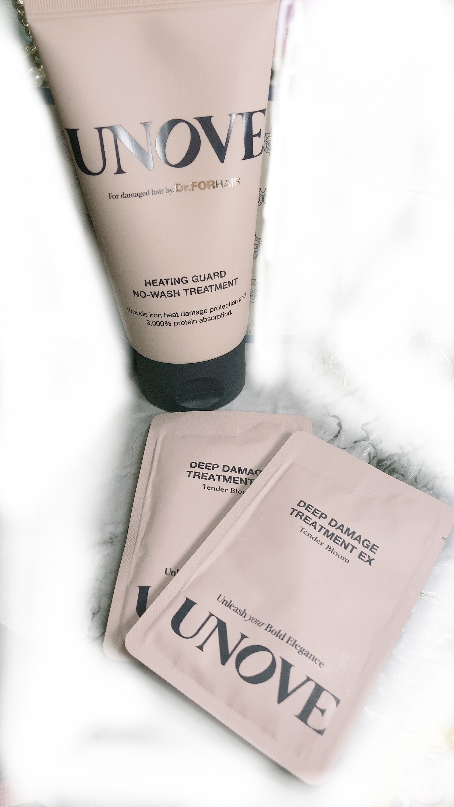 アノブ ヒーティングガードノーウォッシュトリートメント/UNOVE/ヘアトリートメントを使ったクチコミ（2枚目）
