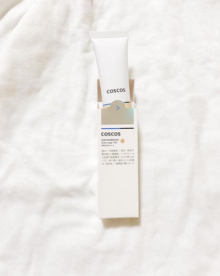 UHDファンデーション342(ピンクベージュ)/COSCOS/リキッドファンデーションを使ったクチコミ(2枚目)