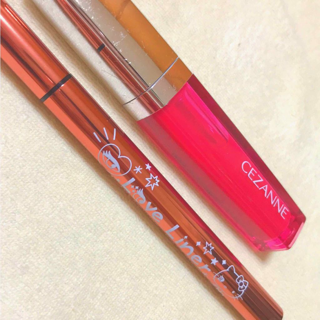 ジェルグロスリップ/CEZANNE/リップグロスを使ったクチコミ（1枚目）