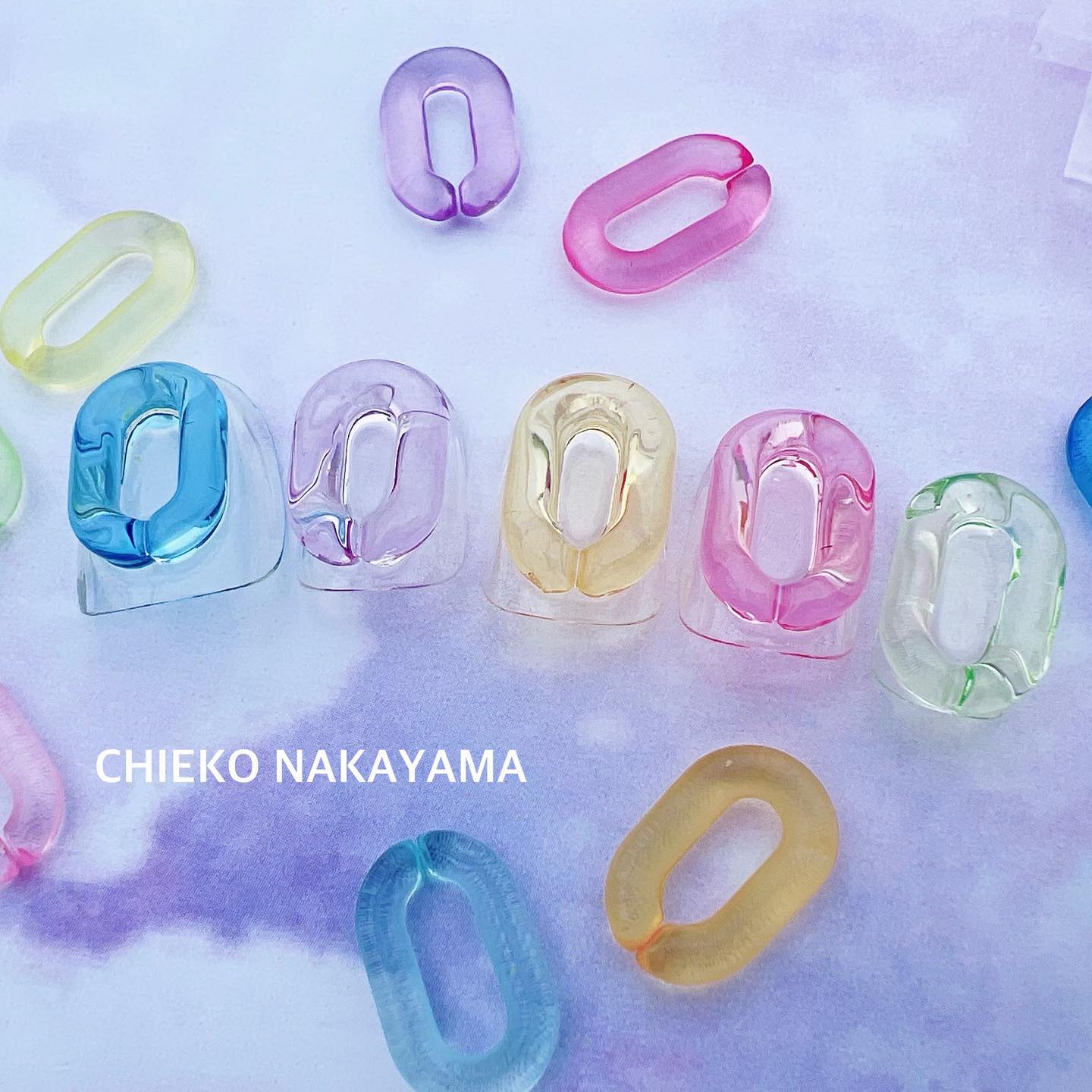 #ネイル,#ビーズネイル,#ゼリーネイルのネイルデザイン