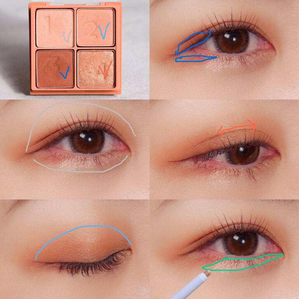 マルチキューブ/i’m meme/アイシャドウパレットを使ったクチコミ(4枚目)