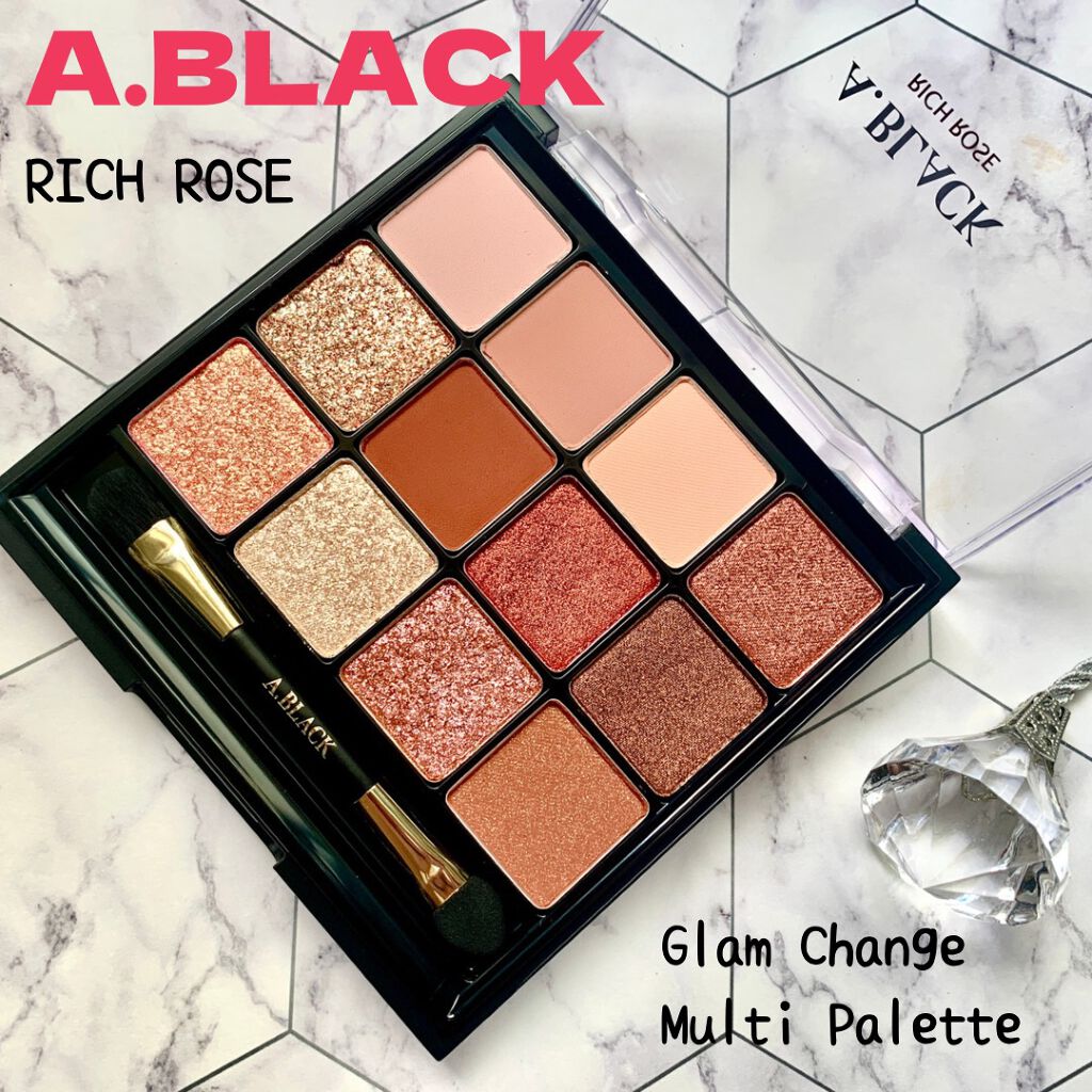 グラムチェンジマルチパレット/A.BLACK/マルチパレットを使ったクチコミ（2枚目）