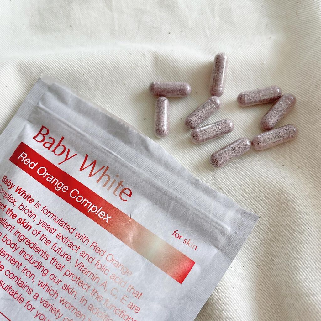 Baby White 60粒/renaTerra/美容サプリメントを使ったクチコミ（2枚目）