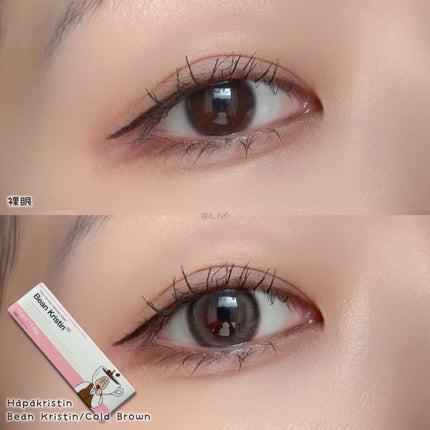 Bean Kristin 1month/Hapa kristin/1ヶ月(1MONTH)カラコンを使ったクチコミ(3枚目)