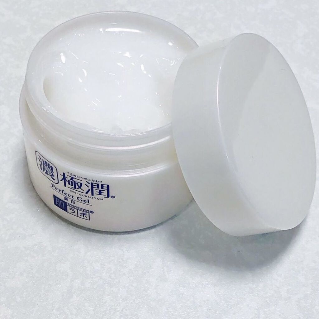極潤 美白パーフェクトゲル 100g（ジャー）/肌ラボ/オールインワン化粧品を使ったクチコミ（1枚目）