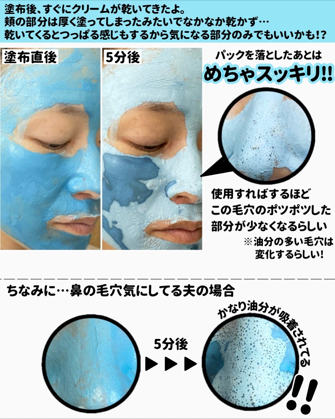 ゼロ毛穴クレイパック/MEDICUBE/洗い流すパック・マスクを使ったクチコミ(3枚目)
