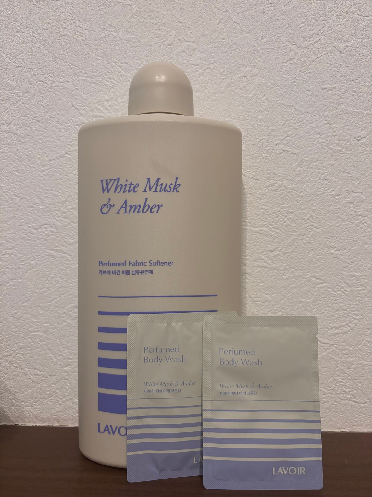パフュームヴィーガン柔軟剤 ホワイトムスク&アンバー/LAVOIR/柔軟剤を使ったクチコミ(1枚目)