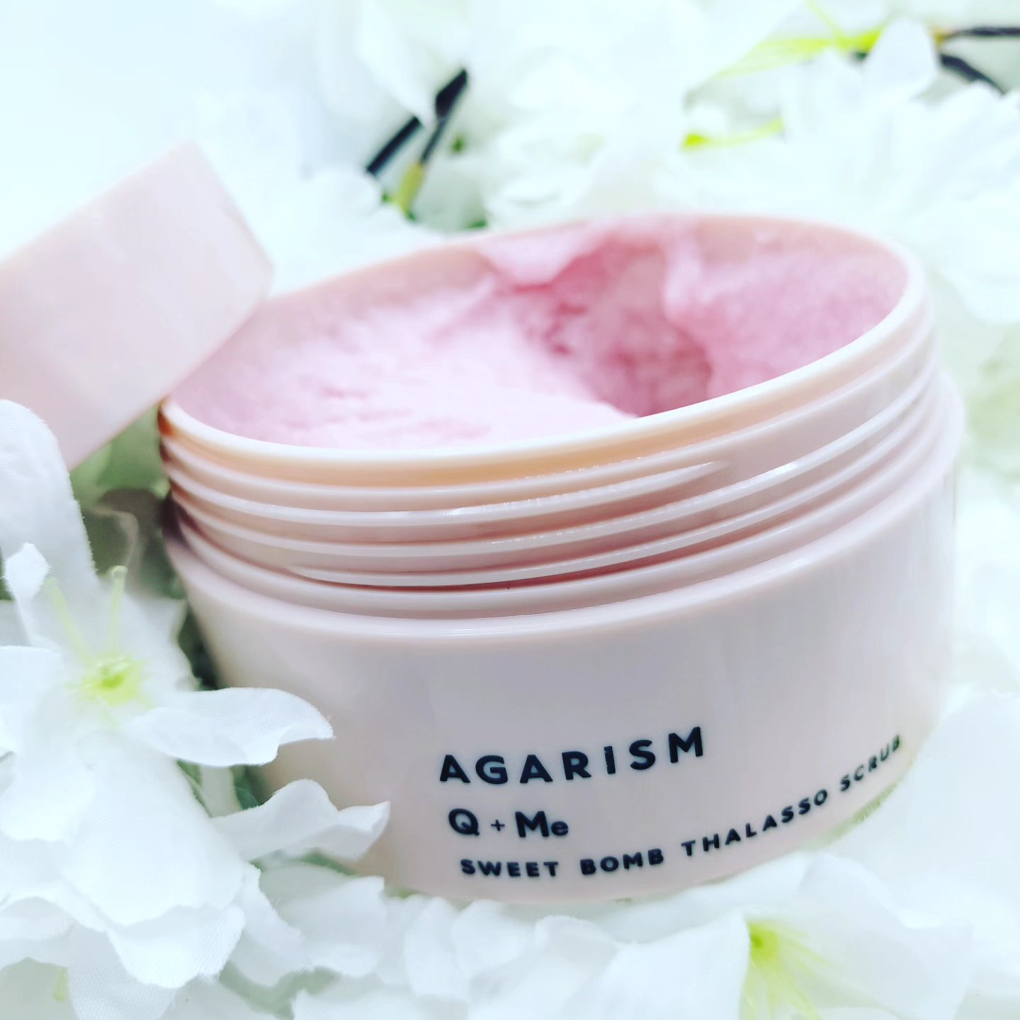 Q+Me スウィート ボム タラソ スクラブ/AGARISM/バストケア・ヒップケアを使ったクチコミ（1枚目）