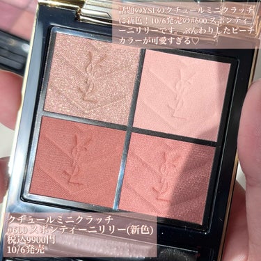 クチュール ミニ クラッチ/YVES SAINT LAURENT BEAUTE/アイシャドウパレットを使ったクチコミ（2枚目）