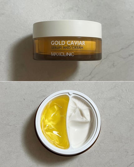 ゴールドキャビア セラム&クリーム/MAXCLINIC/その他スキンケアを使ったクチコミ(5枚目)