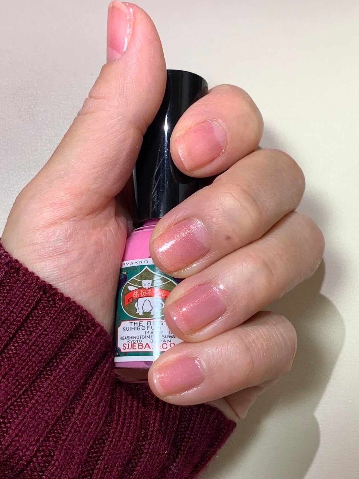 胡粉ネイル/上羽絵惣/マニキュアを使ったクチコミ(1枚目)
