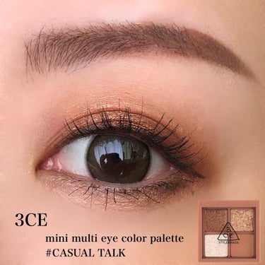 3CE MINI MULTI EYE COLOR PALETTE/3CE/パウダーアイシャドウを使ったクチコミ（1枚目）