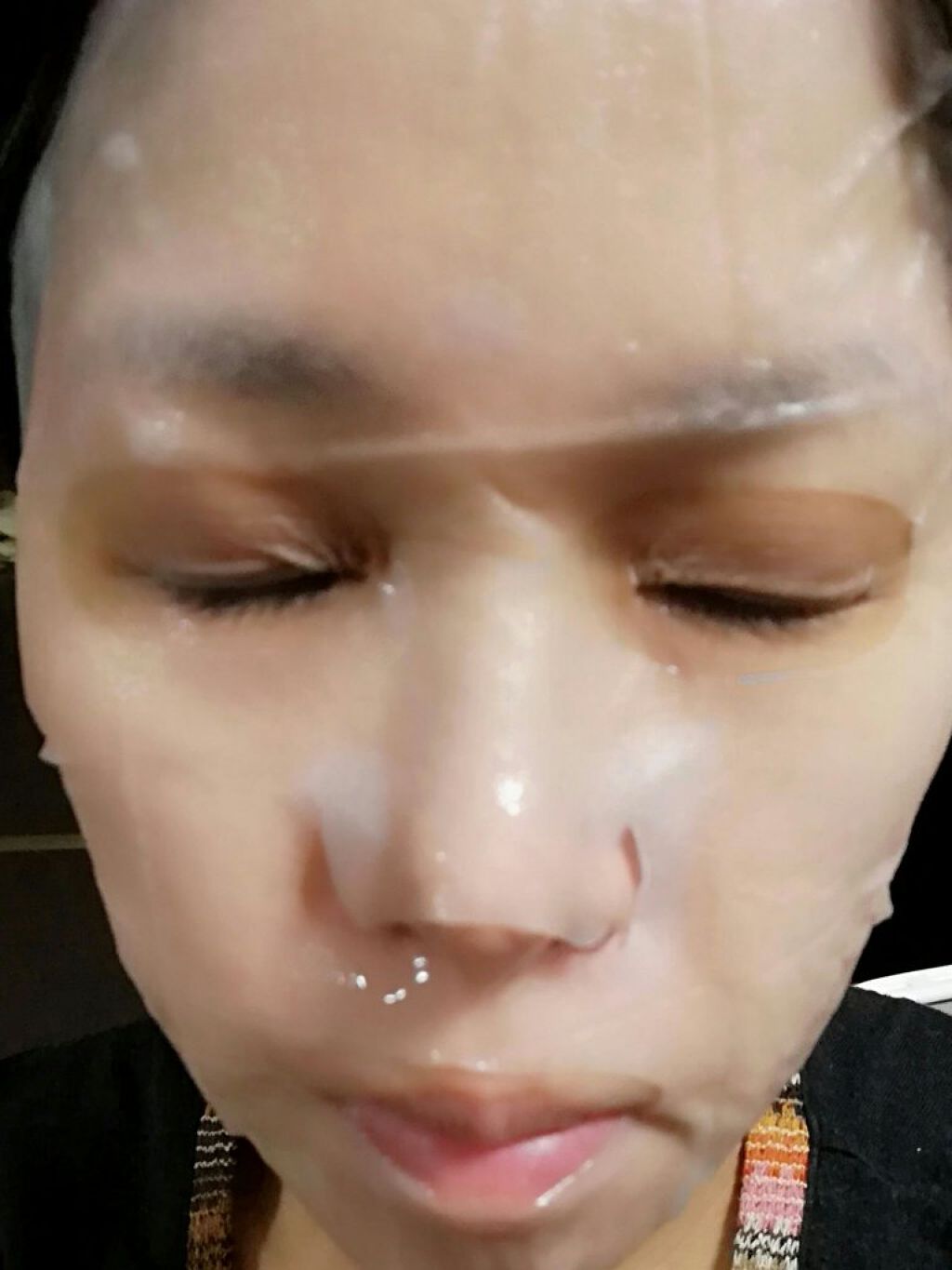 ベジタブルフルーツマスク レッド/Pure Smile/シートマスク・パックを使ったクチコミ(2枚目)