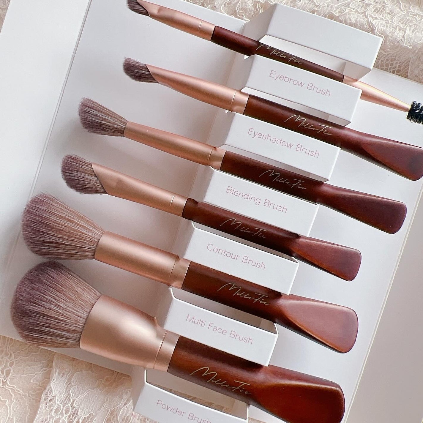 フェアリーメイクアップブラシセット/MilleFée/メイクブラシを使ったクチコミ(3枚目)