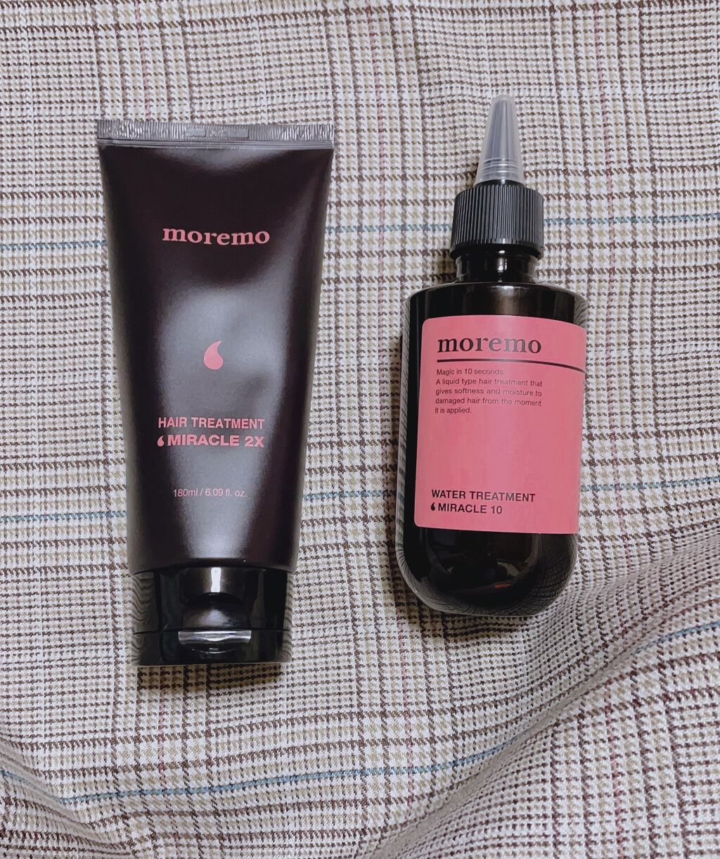 ウォータートリートメントミラクル10/moremo/洗い流すヘアトリートメントを使ったクチコミ（1枚目）
