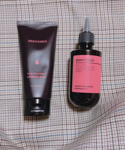 ウォータートリートメントミラクル10/moremo/洗い流すヘアトリートメントを使ったクチコミ(1枚目)