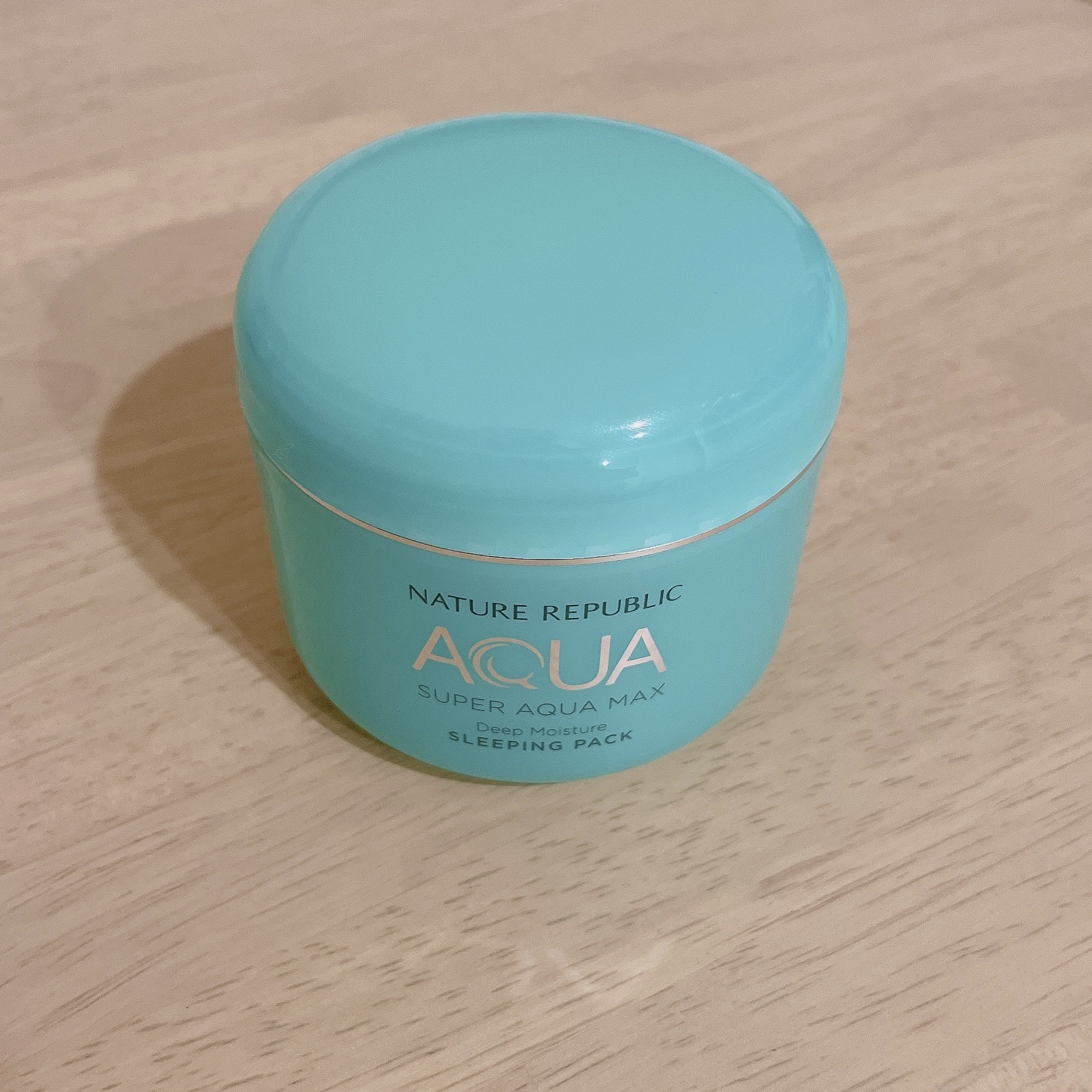 スーパーアクアマックス ディープモイスチャー スリーピングパック /ネイチャーリパブリック/洗い流すパック・マスクを使ったクチコミ（1枚目）