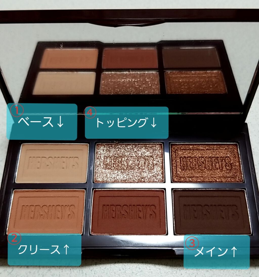 ハーシー プレイカラーアイズミニ/ETUDE/アイシャドウパレットを使ったクチコミ(2枚目)
