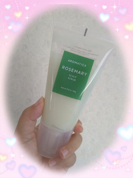 ローズマリー スカルプ スクラブ/AROMATICA/ヘッドスクラブを使ったクチコミ(1枚目)