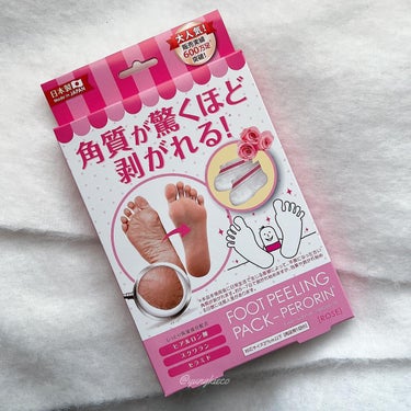 素数 フットピーリングパック ペロリン ローズのクチコミ「*
*
#使い切り
⁡
🎀no.745
FOOT PEELING PACK - PERORIN.....」（1枚目）