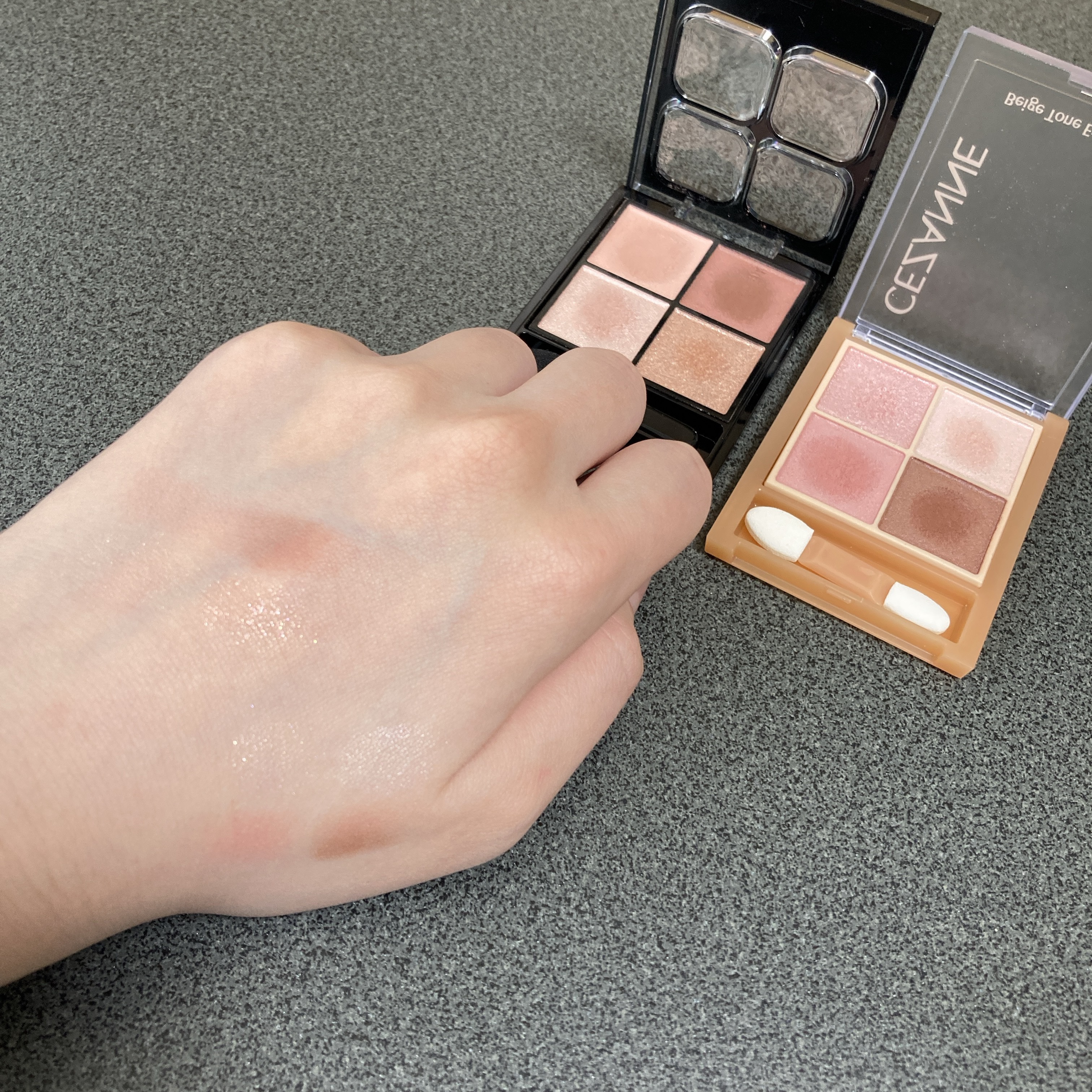 ベージュトーンアイシャドウ/CEZANNE/アイシャドウパレットを使ったクチコミ（3枚目）