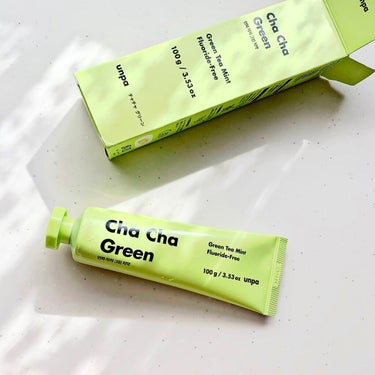 Cha Cha Charcoal Vegan Greentea Toothpaste/unpa/歯磨き粉を使ったクチコミ（3枚目）