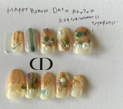 カラフルネイルズ/キャンメイク/マニキュアを使ったクチコミ(6枚目)