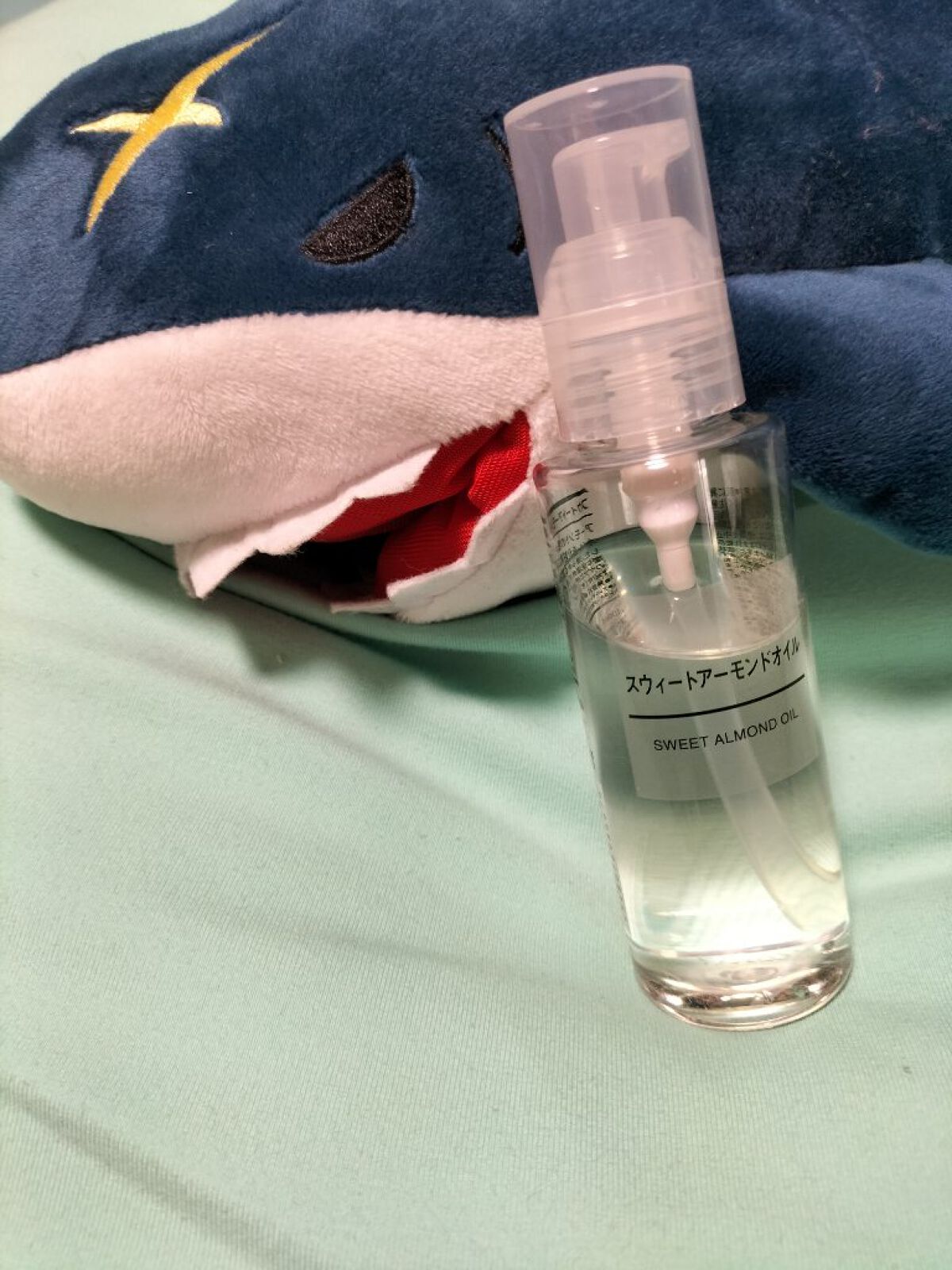 スウィートアーモンドオイル 100ml/無印良品/ボディオイルを使ったクチコミ（1枚目）