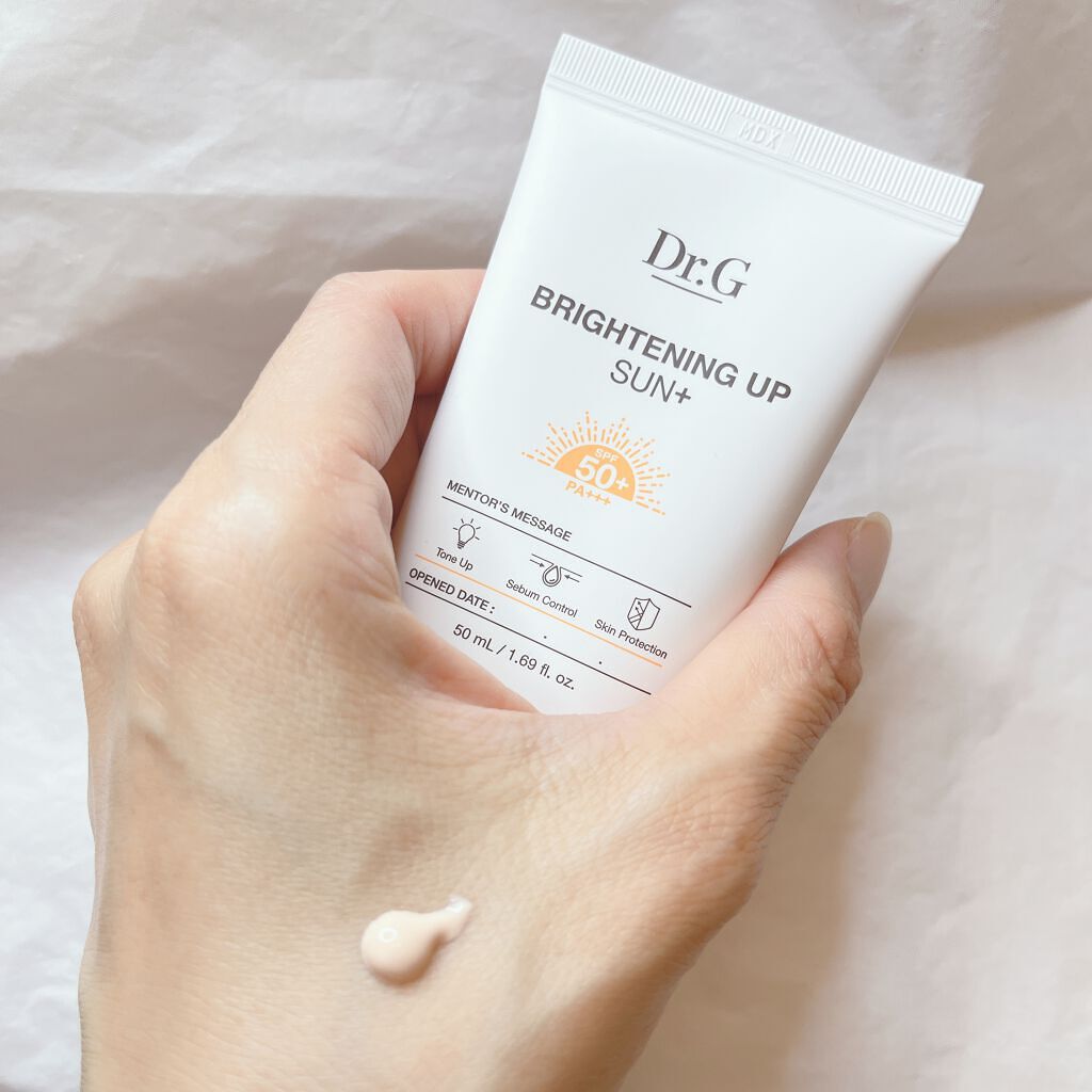 ブライトニングアップサンプラス/Dr.G/日焼け止めクリームを使ったクチコミ(3枚目)