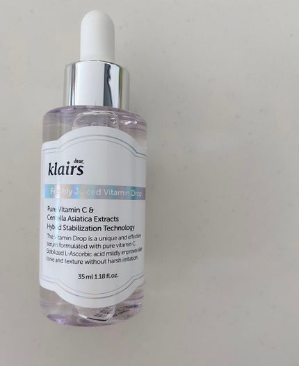 フレッシュリージュースドビタミンドロップ(35ml)/Klairs/美容液を使ったクチコミ(3枚目)
