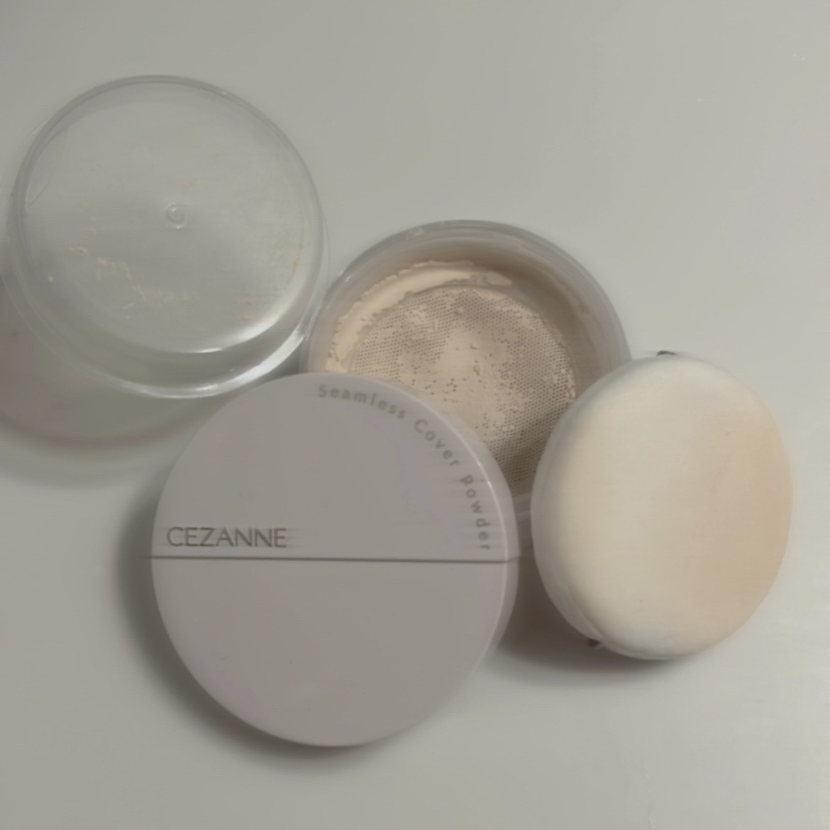 シームレスカバーパウダー/CEZANNE/フェイスパウダーを使ったクチコミ（1枚目）
