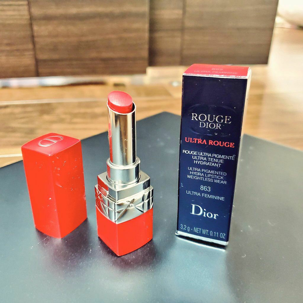 ルージュ ディオール ウルトラ ルージュ/Dior/口紅を使ったクチコミ(1枚目)
