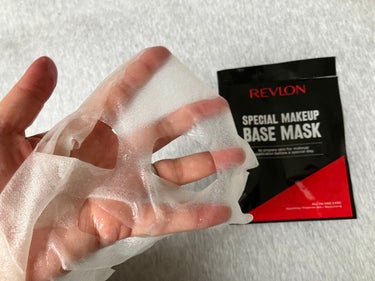 スペシャルメイクアップベースマスク/REVLON/シートマスク・パックを使ったクチコミ（3枚目）