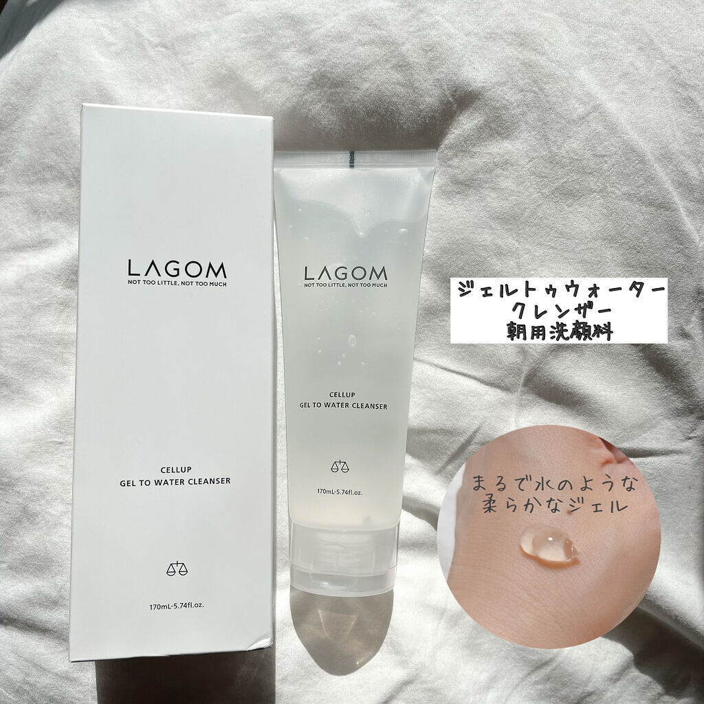 マイクロフォーム クレンザー(夜用洗顔)/LAGOM /クレンジングクリームを使ったクチコミ（2枚目）