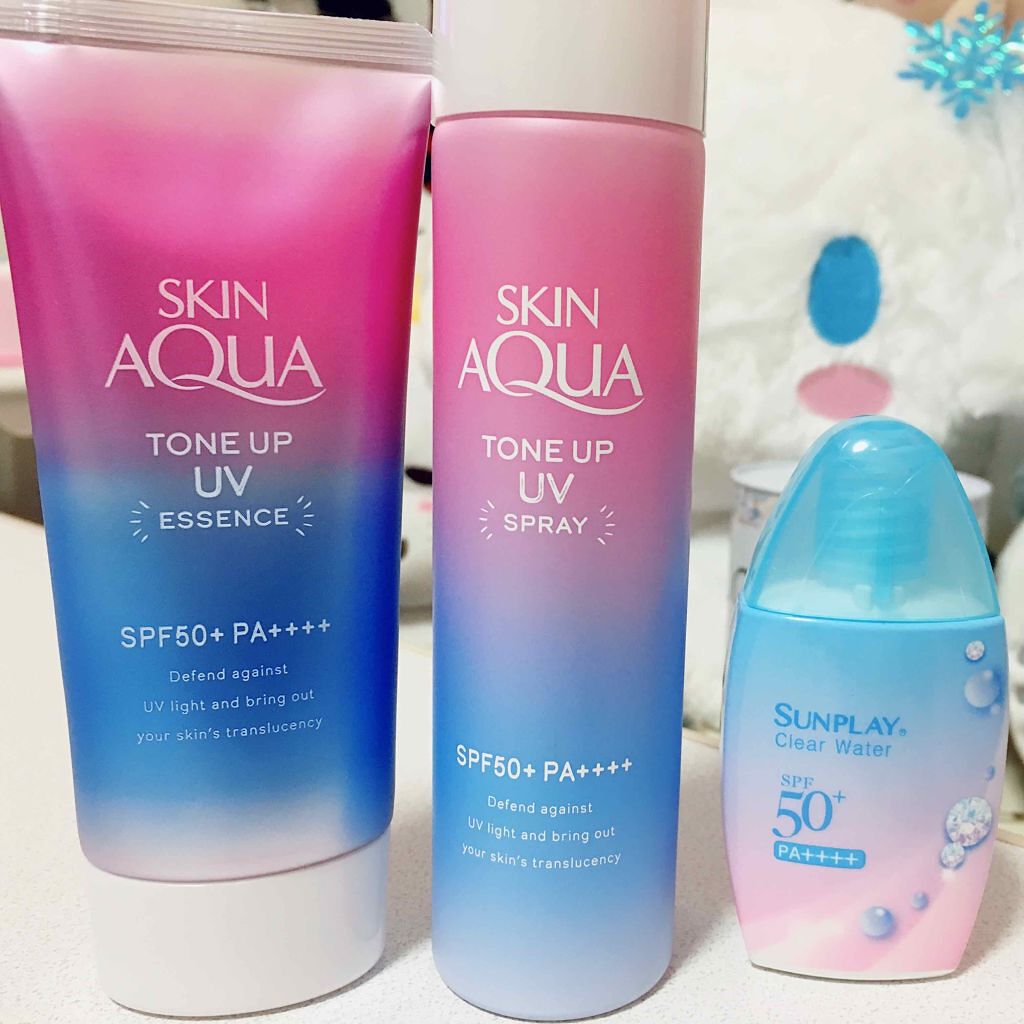 スキンアクア トーンアップUVエッセンス/スキンアクア/日焼け止めクリームを使ったクチコミ（1枚目）