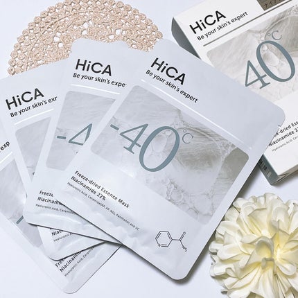 フリーズドライエッセンスマスク ナイアシンアミド22%/HiCA/シートマスク・パックを使ったクチコミ(4枚目)