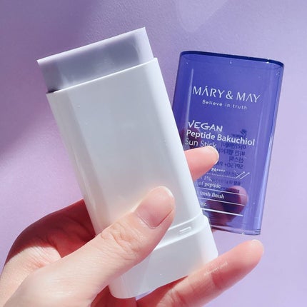 ヴィーガンペプチドバクチオールサンスティック SPF50+ PA++++/MARY&MAY/日焼け止めスティックを使ったクチコミ(4枚目)