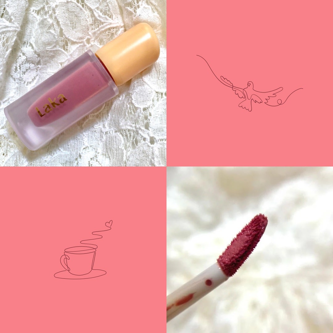 フルーティーグラムティント/Laka/リップティントを使ったクチコミ(2枚目)
