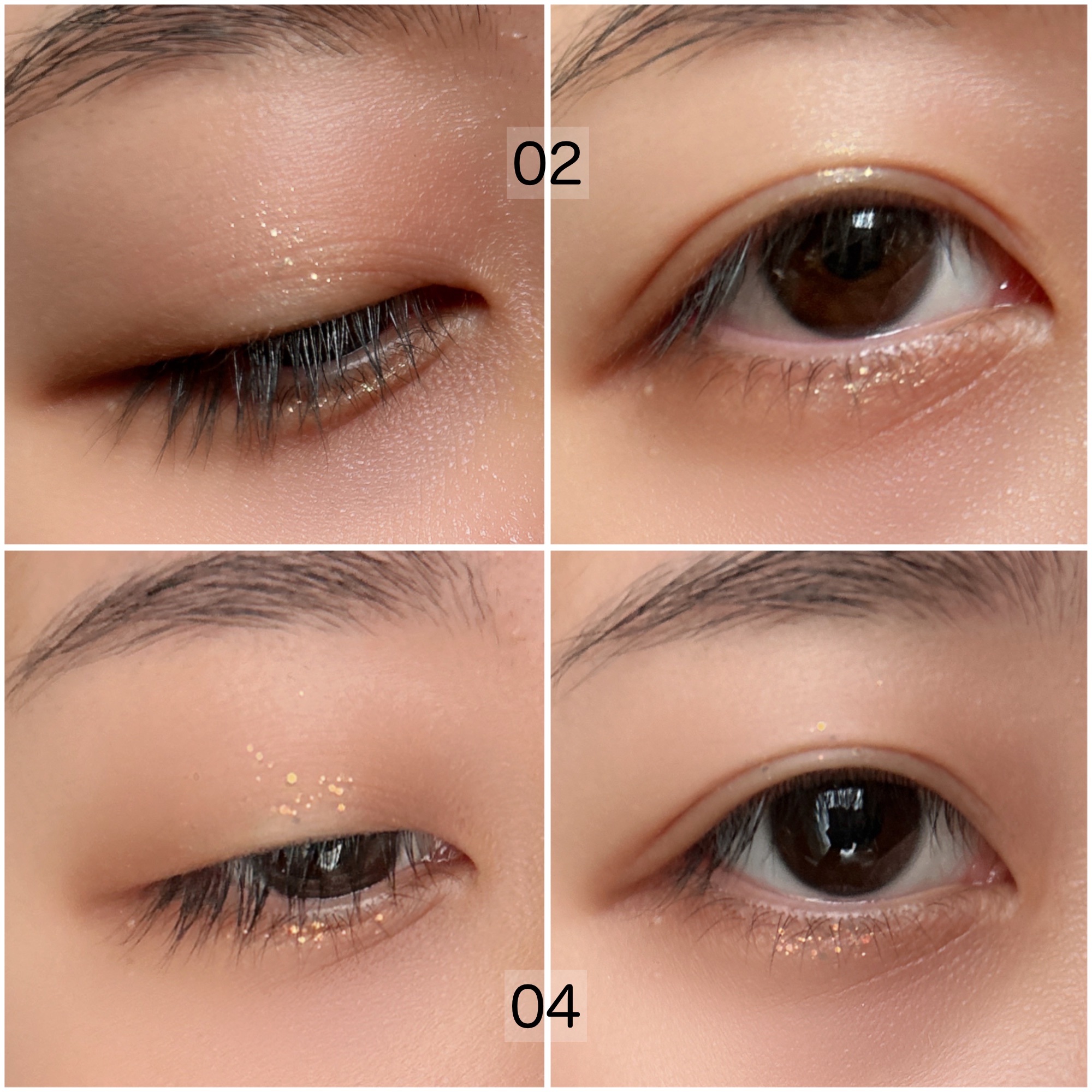 MD ドリーミーグリッター/mude./グリッターを使ったクチコミ（3枚目）