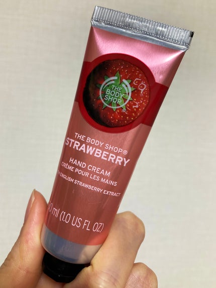 ハンドクリーム ストロベリー/THE BODY SHOP/ハンドクリームを使ったクチコミ(1枚目)