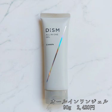 DISM ディズム オールインワンジェルのクチコミ「【男性へのプレゼントに♡】

dismのシンプルスキンケア。
⁡オールインワンジェルは、化粧水.....」（2枚目）